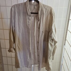 L.L. Bean Men's Light Tan Shirt Jacket